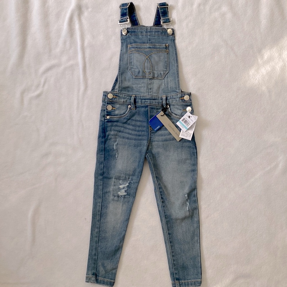 NWT - Calvin Klein overalls - girls size 5